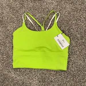 Zyia Neon Green Impetus Bra